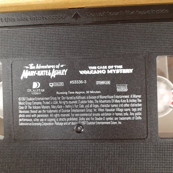 The Adventures Of Mary Kate And Ashley VHS The Case Of The Volcano Mystery 1997 - Picture 6 of 6